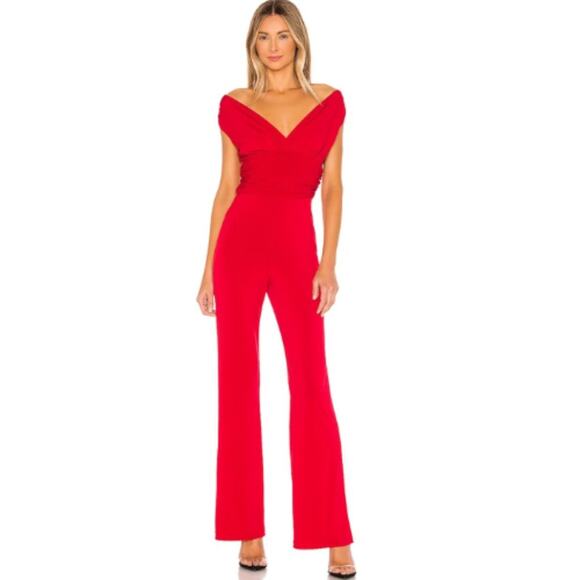 Lovers and Friends Croft Jumpsuit in Carmine Red NWT Size Small